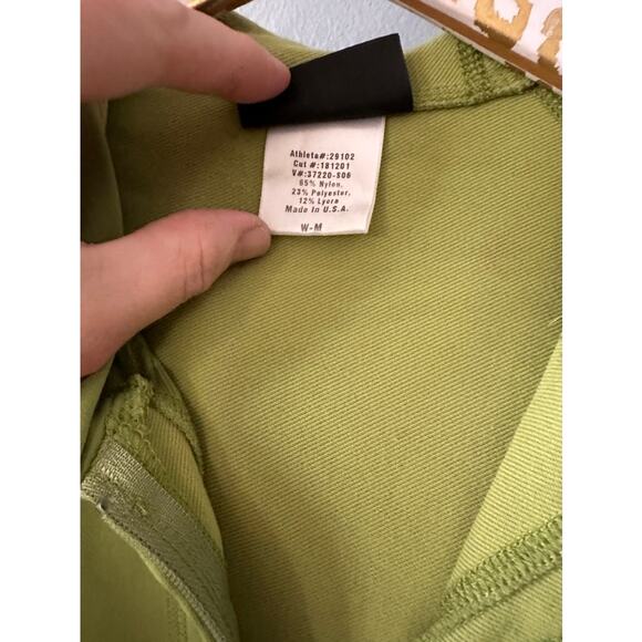 Athleta Green Full Zip Jacket with Hood | Size Medium - Picture 5 of 7
